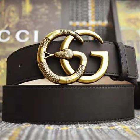 Gucci belt snake buckle